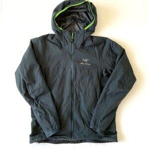 Arc'Teryx Atom LT Hoody Full Zip Men's Jacket Size Medium M Black Green